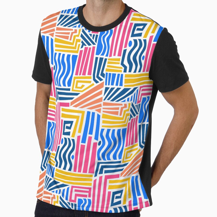 Hand Drawn Colorful Pattern 02 by Nfty-Planet01