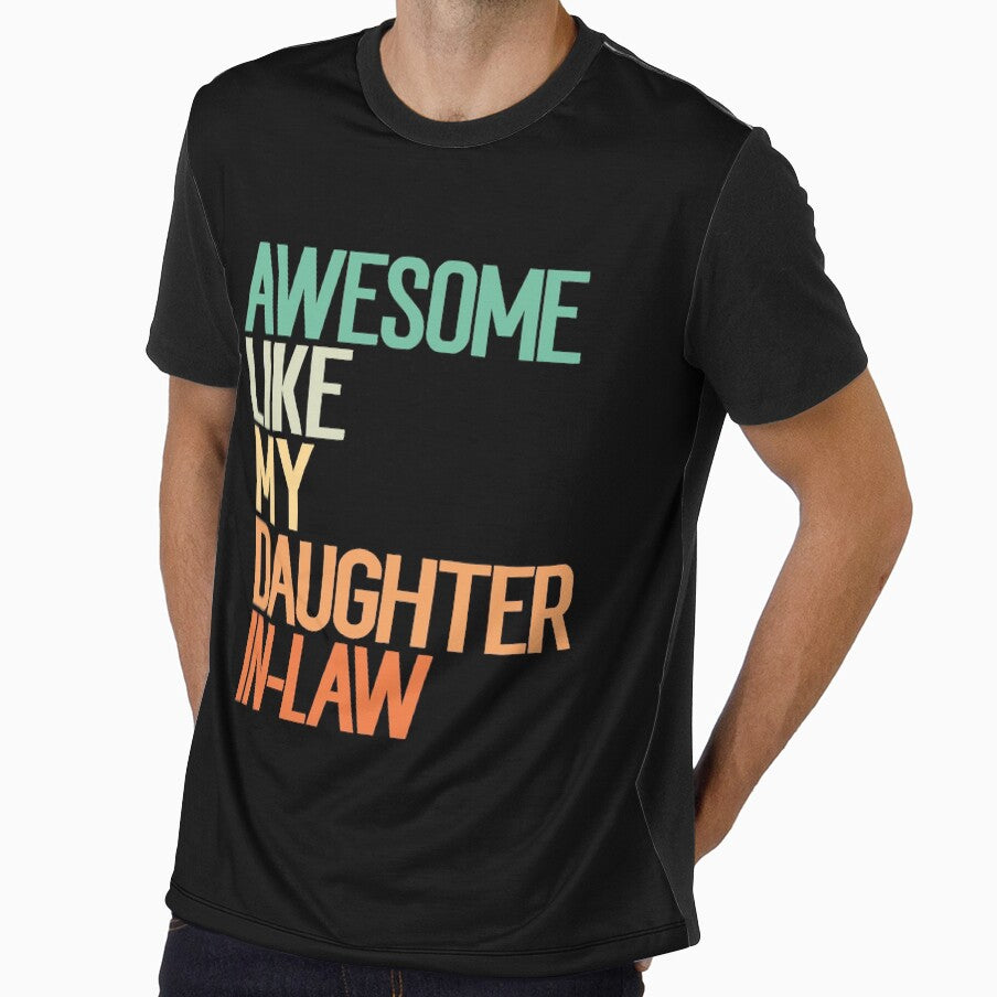 Awesome Like My Daughter In Law Funny Retro Vintage by PatternFariss