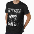 Cool Drummer Art Men Dad Drum Set Player Drum Kit by Tuckerstyle