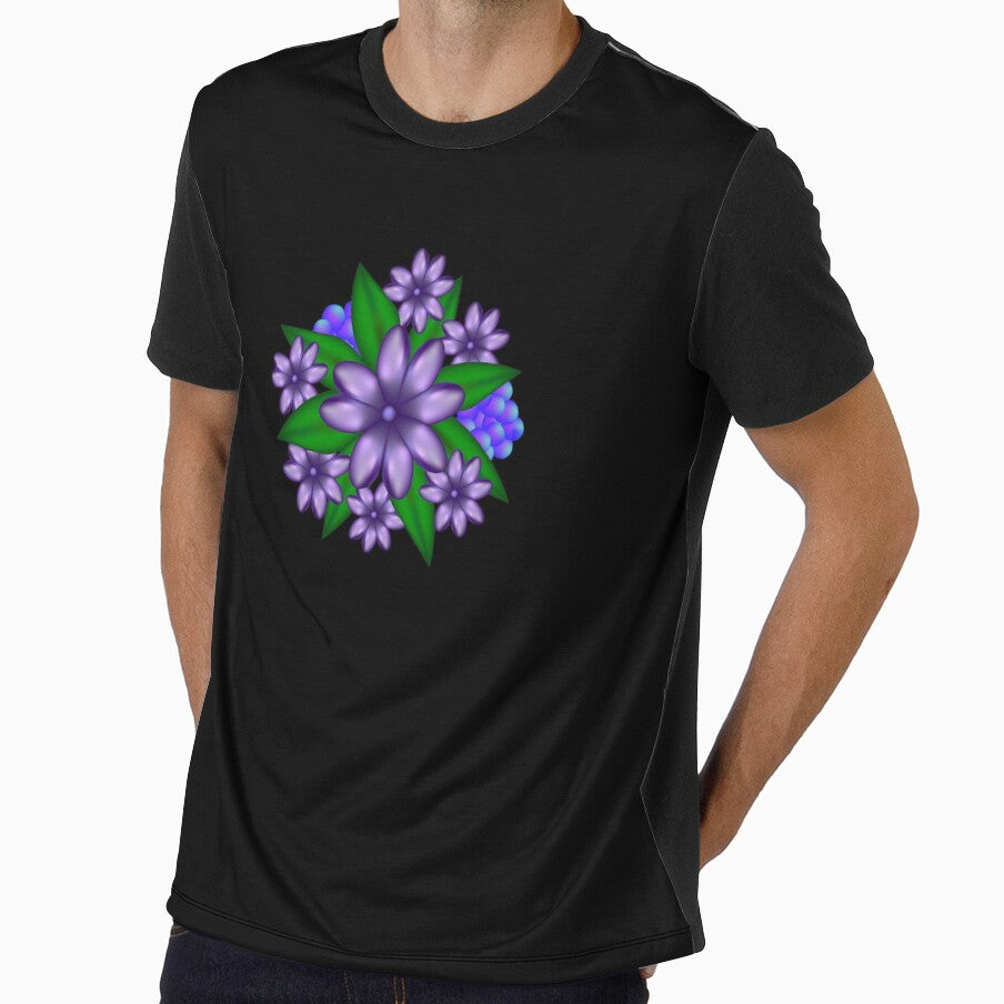 Beautiful flowers for t-shirts and clothes for women. by Galina Kostyaeva