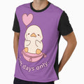 Soft Days Only – Cute Kawaii Chick Aesthetic Illustration by hallwell