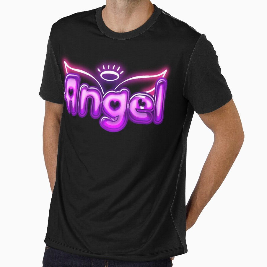Angel lettering with wings - soft girl trend by Rev-Style
