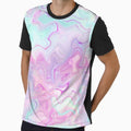 Cotton Candy Swirl – Pastel Marble Aesthetic by weirdfishes123