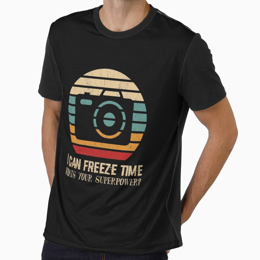 I Can Freeze Time Photography Superpower Camera Funny quote by Crazy Trendy Designs