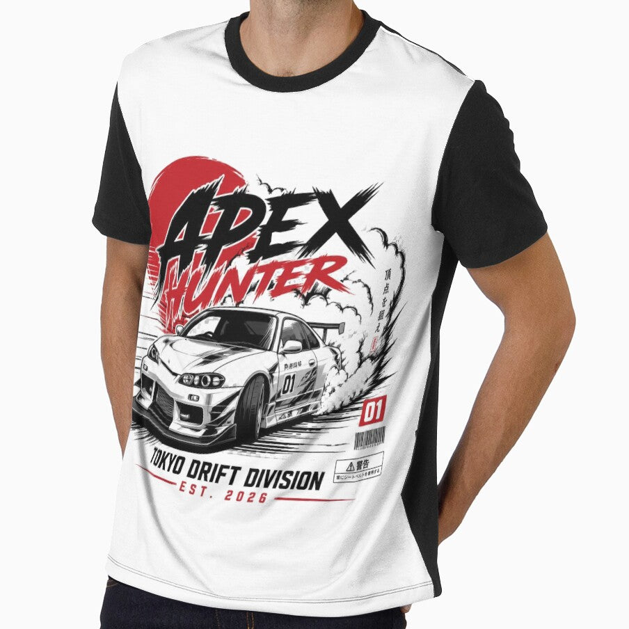 APEX HUNTER | Premium JDM Drift Streetwear Graphic by AtomicThreadCo