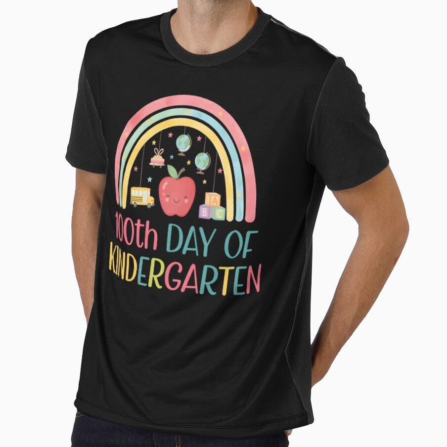 100 Days of School Kindergarten shirt, Back to School Shirt, Pencil Heart Shirt, Gift for Teacher, Teacher Appreciation by THREE LITTLE BEANS