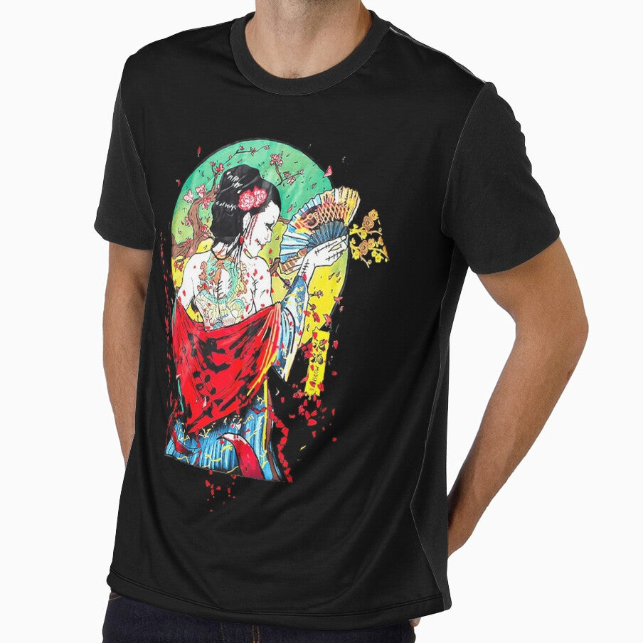 Harajuku Streetwear Japanese Geisha by shopshopGHDMAC