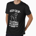 Funny Keep Calm Pitbull Gift For Men Women Cool Animal Meme by sallyanney