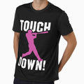 Touchdown Basball Player Pink For Girls Women Football by shirtscom