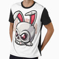 Rest In Hops Funny Bunny Skull Gothic Rabbit Halloween Streetwear Logo by DesignArtist.ia