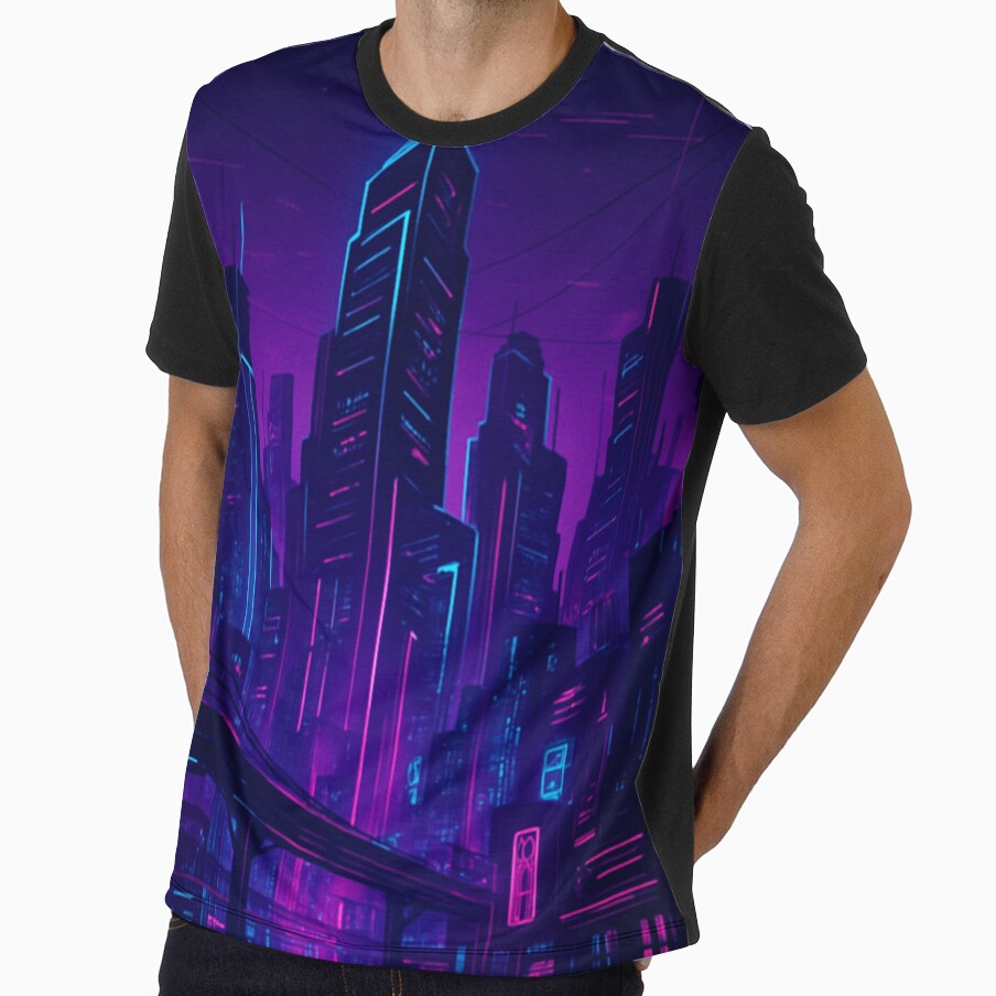 Cyberpunk Neon Cityscape by Metalist Zone