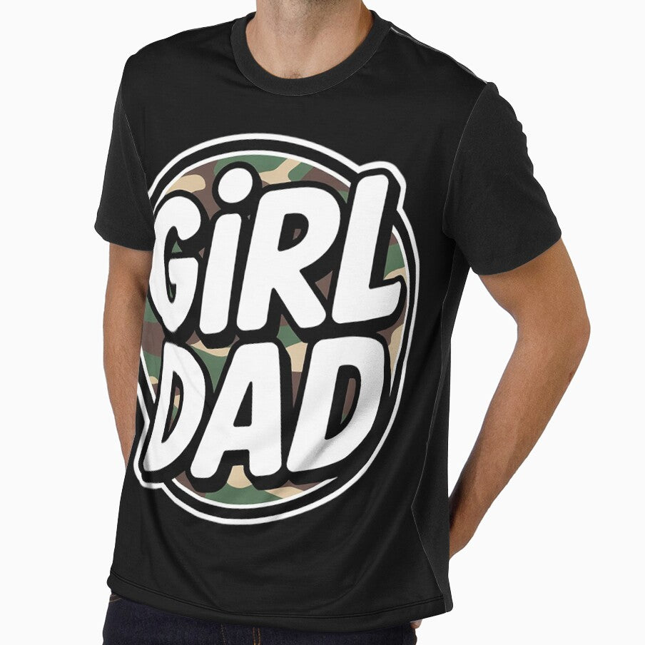 Dad Camouflage Papa Daddy Life Camo Fathers Day Girl by trinfhri