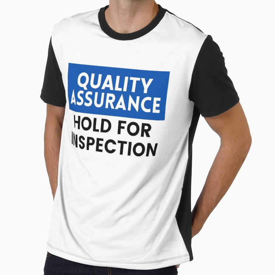 Quality Assurance | Hold For Inspection - Black by Jonathan Reding