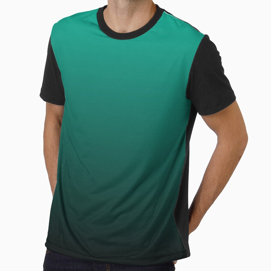 Green Teal Gradient Ombre Color by adriana-holmes