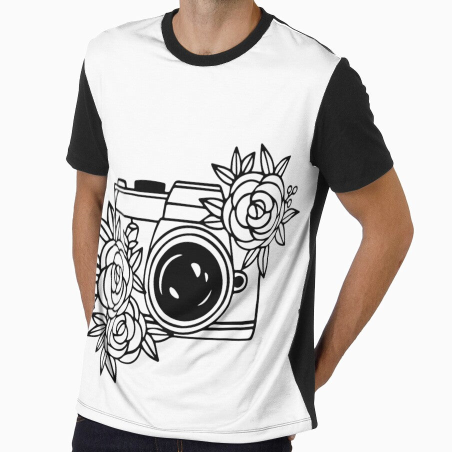Vintage Camera Floral Photography by PhotoozStore
