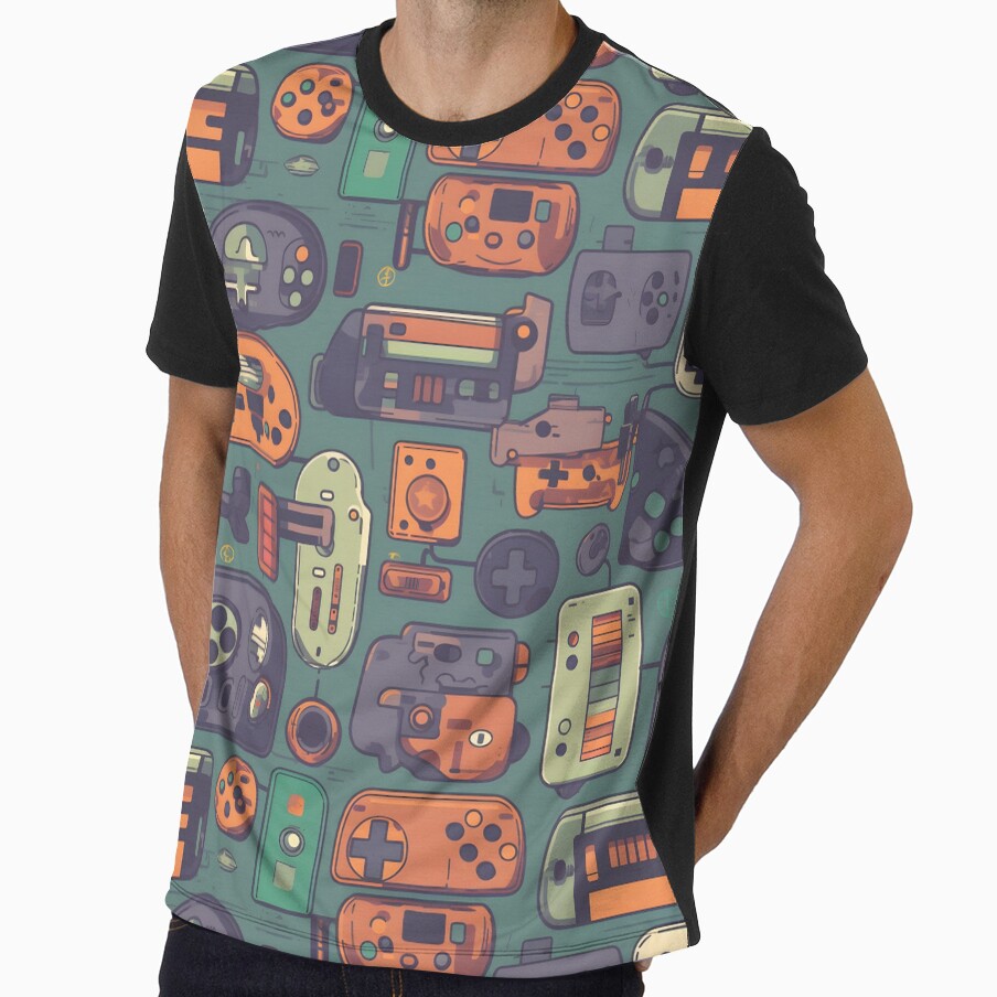 Retro Anime Gaming Pattern by Studio Bankai