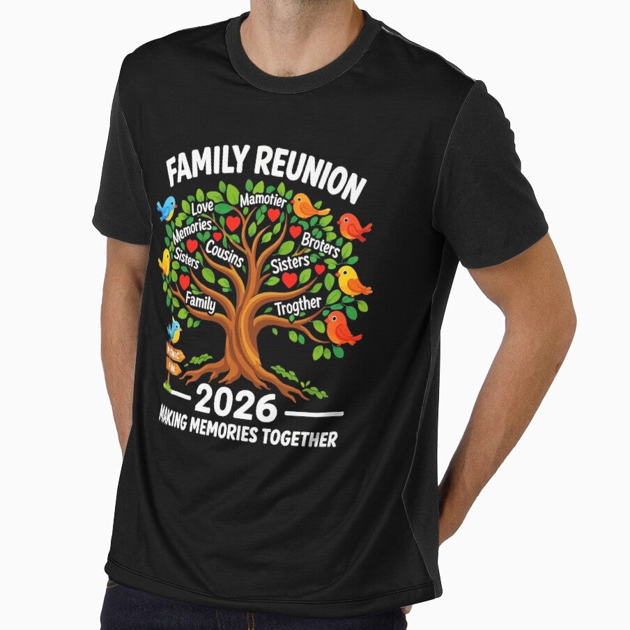 Family Reunion 2026 Roots In The Ground - Tree Graphic Art by BendyBeasts