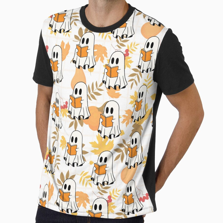 Spooky Ghost Autumn Halloween Pattern by BettySpicer