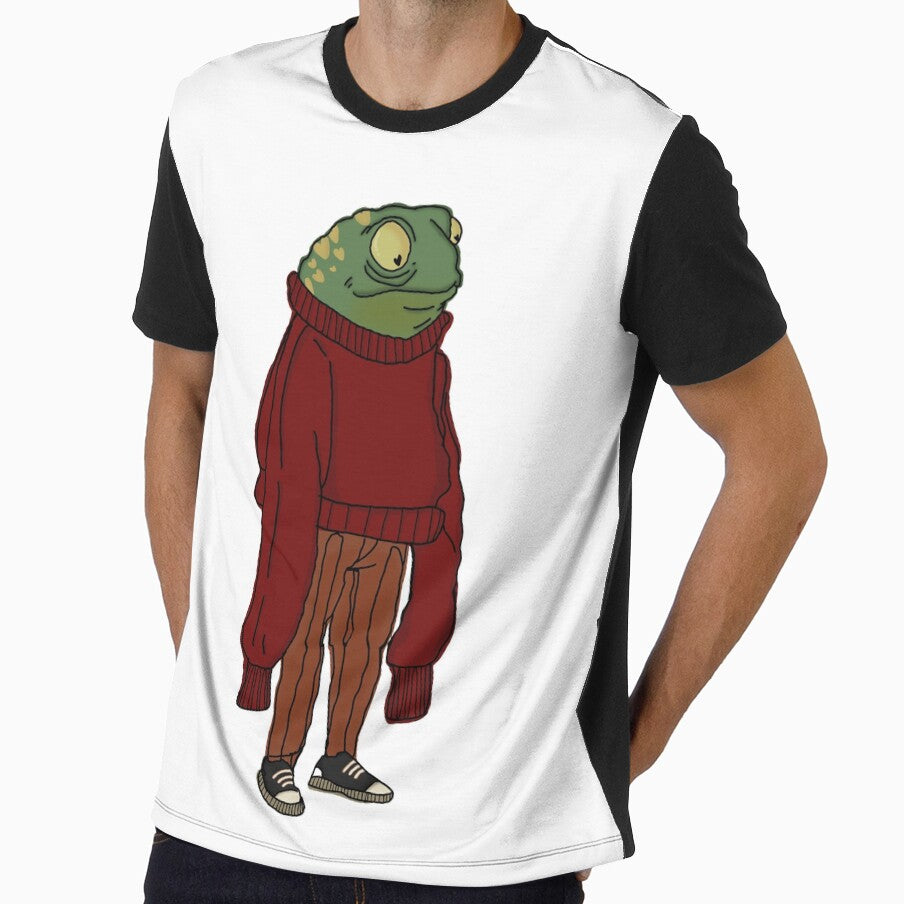 Frog in oversized sweater by AnnaNoor