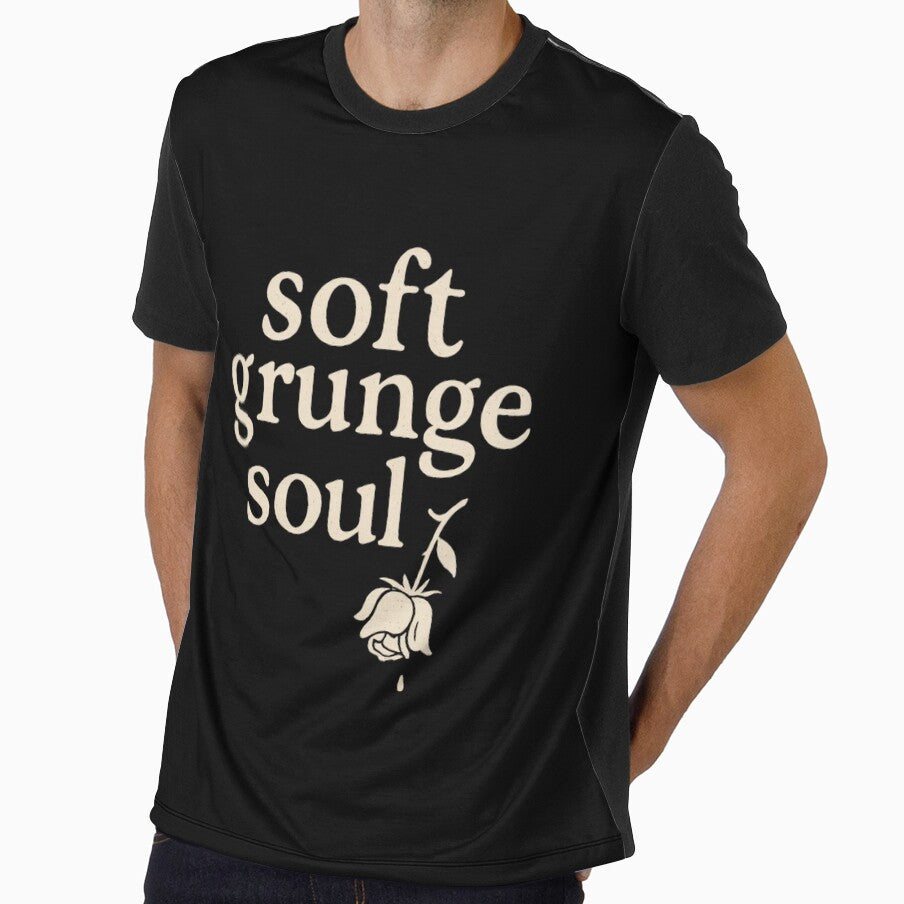 Soft Grunge Soul – Edgy Aesthetic Tee by ALITOPRINCE