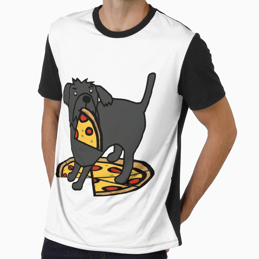 Cute Dog with Pizza by Dmo3HarkoArt