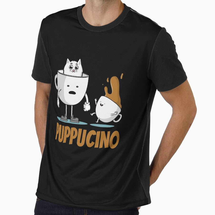 Puppuccino - Cappuccino day design by wingdingr