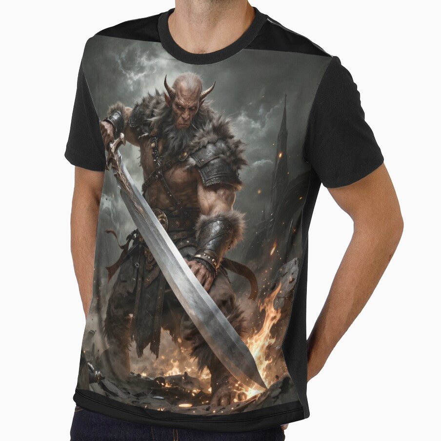Barbarian Warrior With a Oversized Sword by Mia's Menagerie