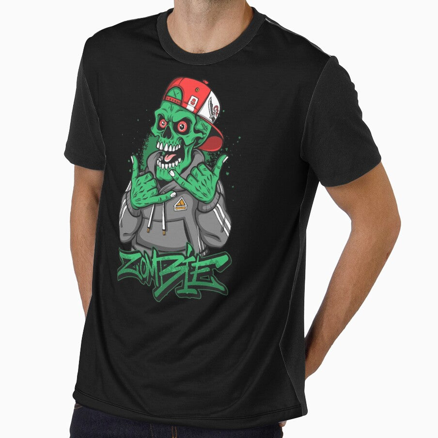 Zombies Streetwear Graffiti Hip Hop Zombie Skull Urban Horror Art by DERA RAY