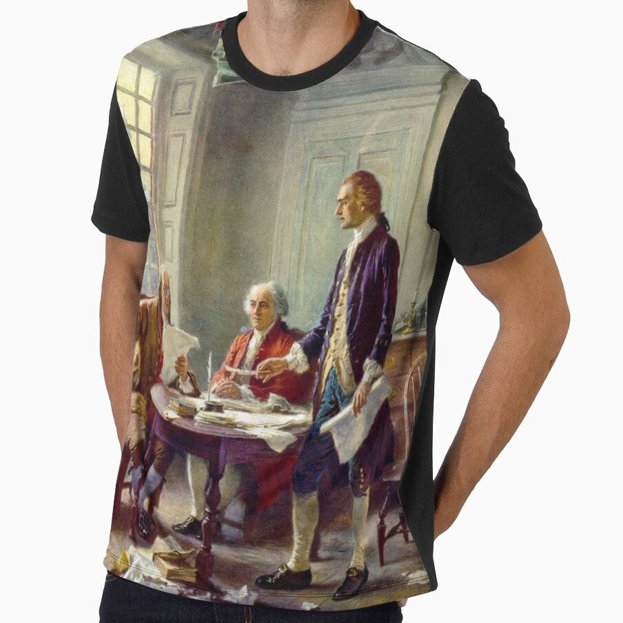 Jean-Leon Gerome Ferris's Writing the Declaration of Independence in 1776 by mosfunky