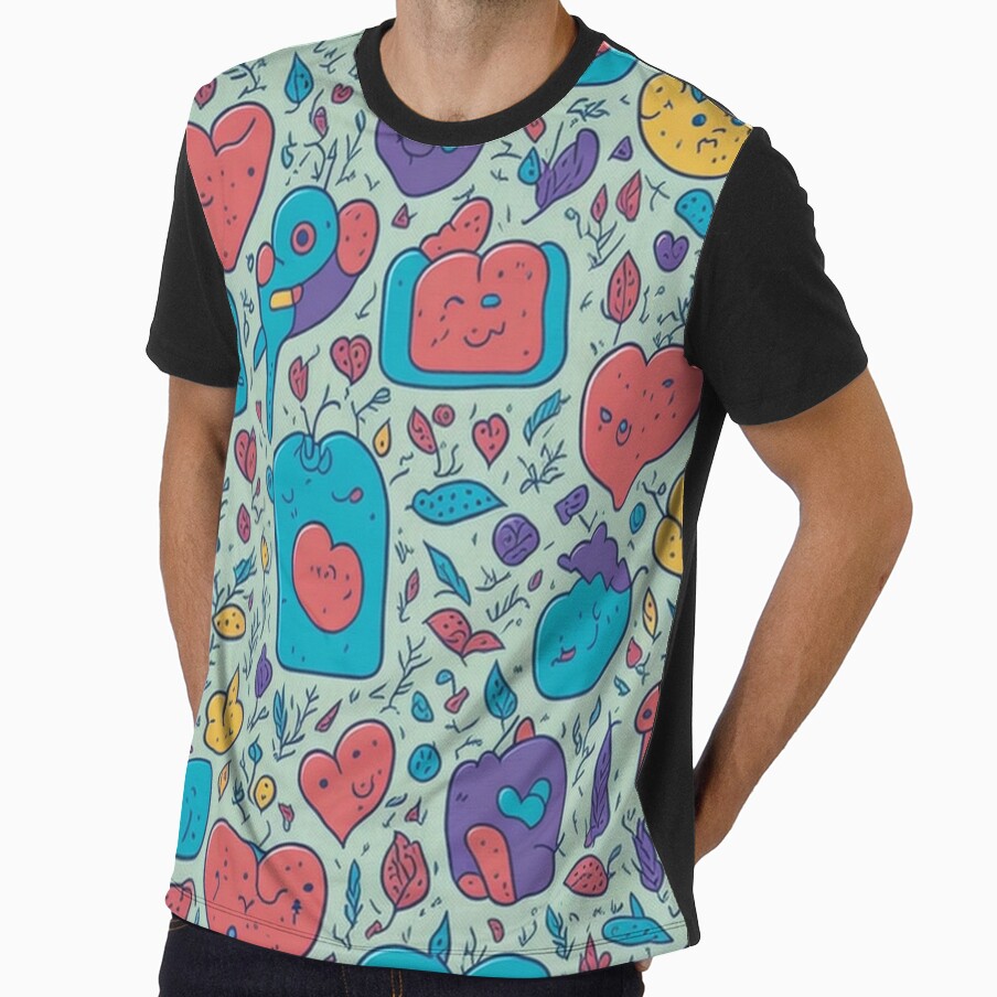 Hand-Drawn Delights: A Burst of Colors in Playful Doodles by kn-clothing