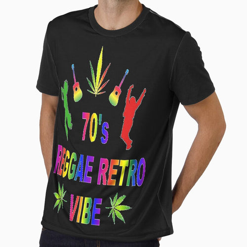 70s Reggae retro vibe design, music minimal abstract art by Adri Barnard