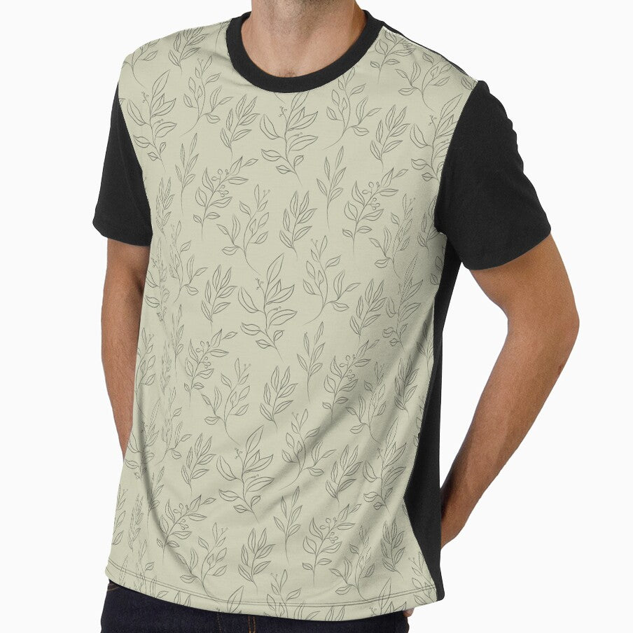 Olive Earthy Line Art by WildAliceArt