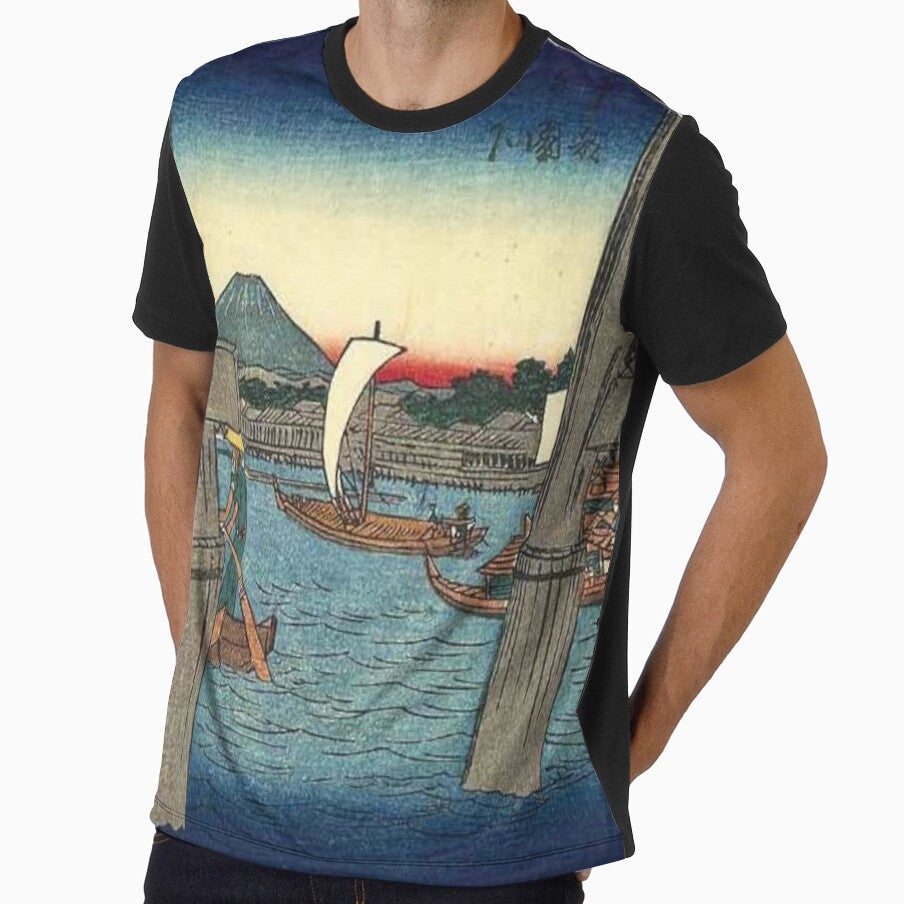 Hiroshige's Below Ryōgoku Bridge in the Eastern Capital by mosfunky