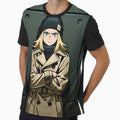 Fashion - Man in Brown Trench Coat Beanie Streetwear Anime Variant 2 by AnimeShin