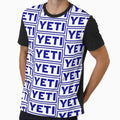Yeti cool outdoors camping box logo navy blue by Kludoman