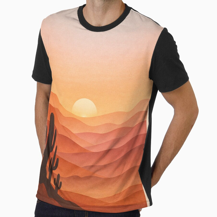 Retro Desert Sunset Layers by avinigav