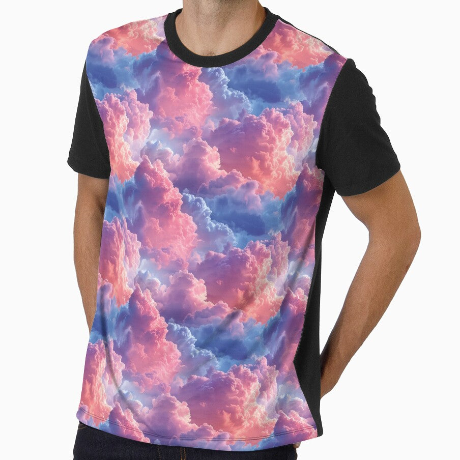 Dreamy Cotton Candy Clouds in Pink and Blue by NTGUILTY