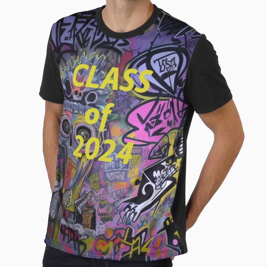 Class of 2024 Abstract Graffiti Art by TheDarkWardrobe