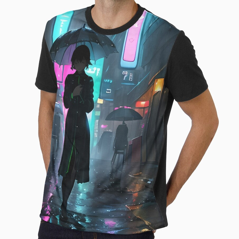 Cyberpunk Alley at Night | Neon Rainy Street Sci-Fi Artwork by ArtscapeProductions