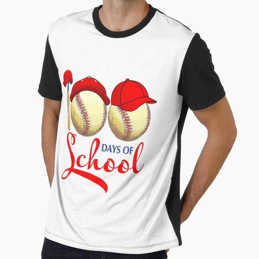 100 Days of School Baseball Teacher by abbottdominic