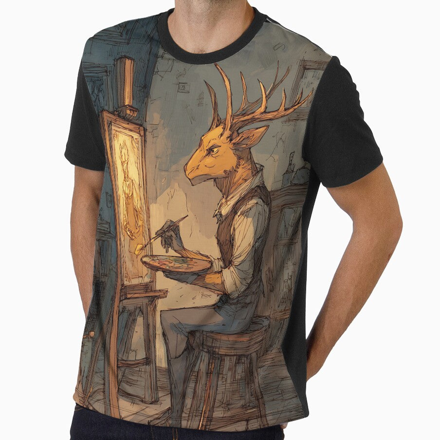 Light Academia Aesthetic: Deer's Art Class by bapupa