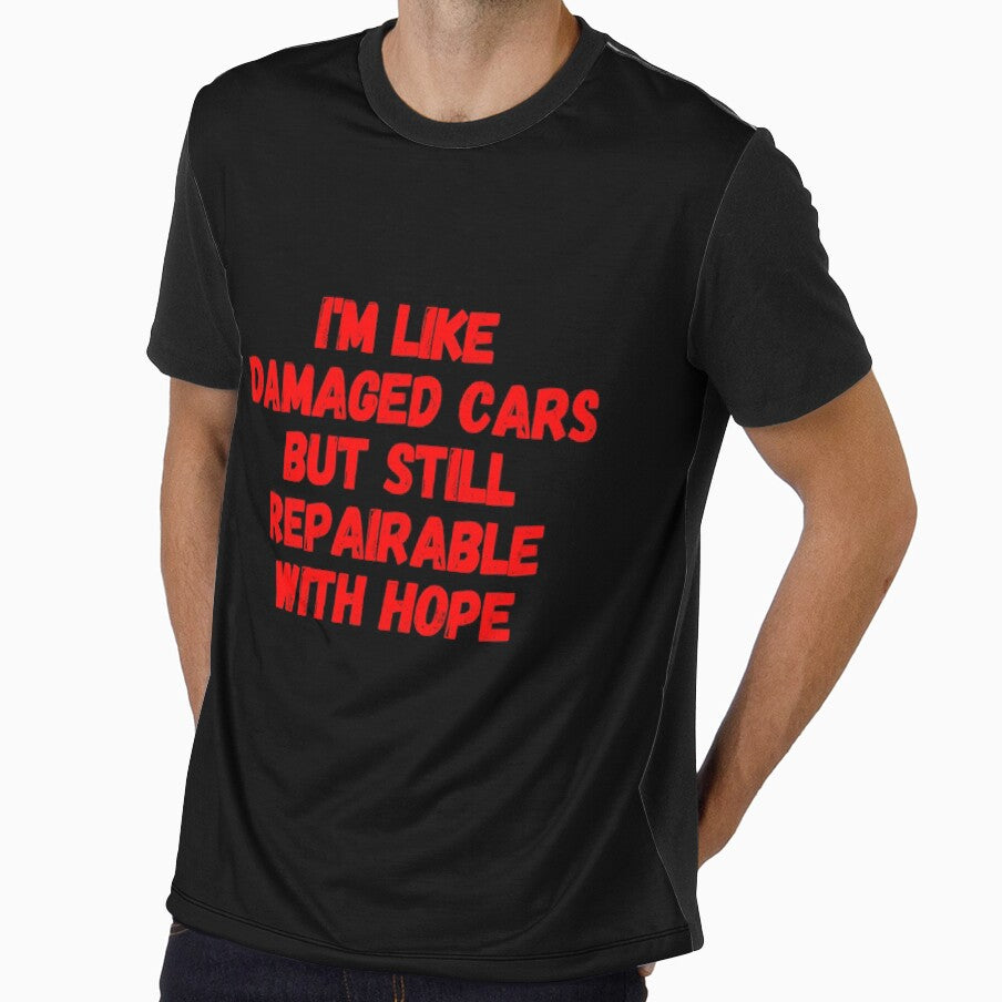 Funny I_m like damaged cars but still repairable with hope Gifts 2020 by FunStickerr
