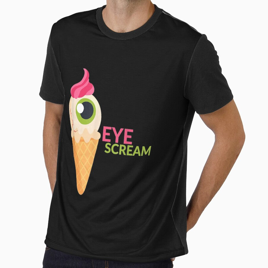 Eye And Scream Funny Playful Twist on the Words ‘Ice Cream by DavidWGreg