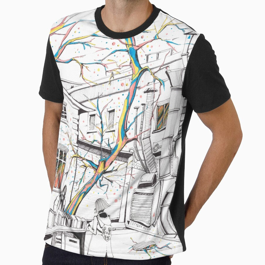 Magic Urban City Illustration Graphic by InessArt