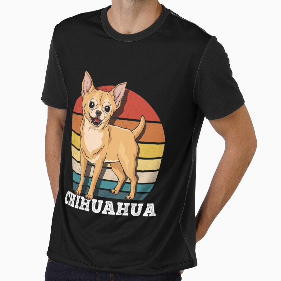 Chihuahua Dog Lover Retro by Dmo3HarkoArt