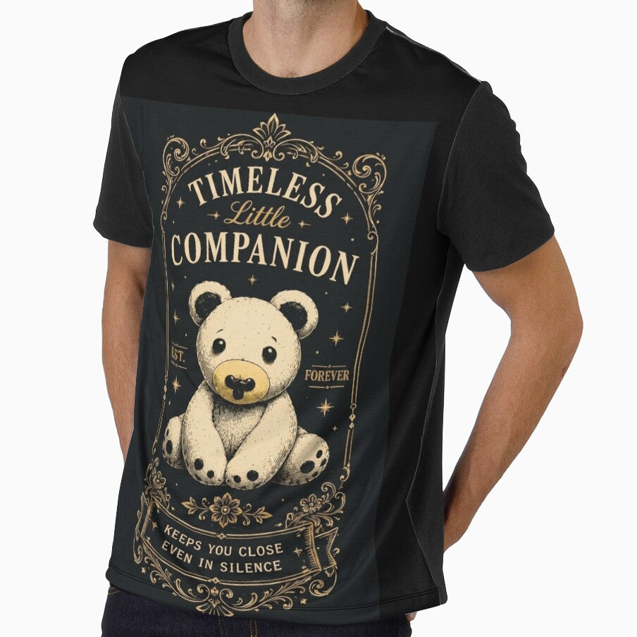 Vintage Teddy Bear Graphic Tee – Retro Companion Streetwear Aesthetic by HamieStudio