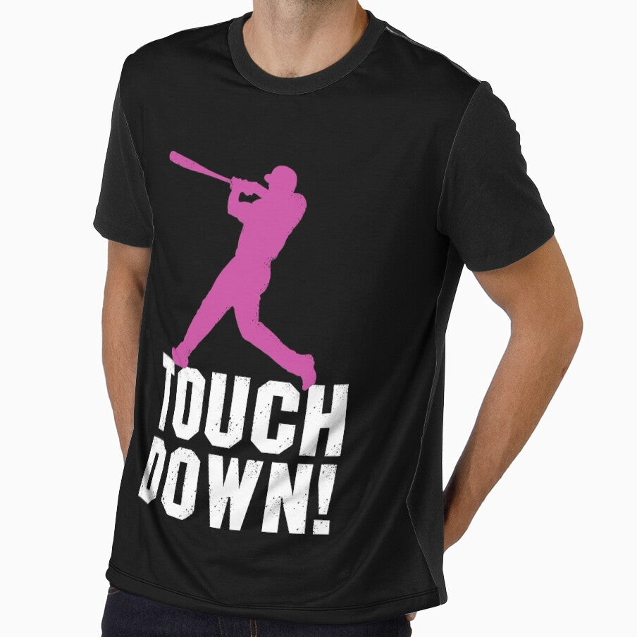 Touchdown Basball For Girls Funny Touchdown Baseball Mom by shirtscom