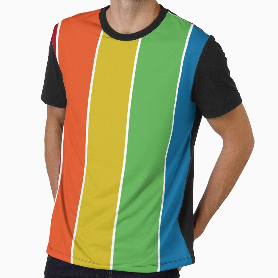 colorful stripes - gay flag by ZiphGames