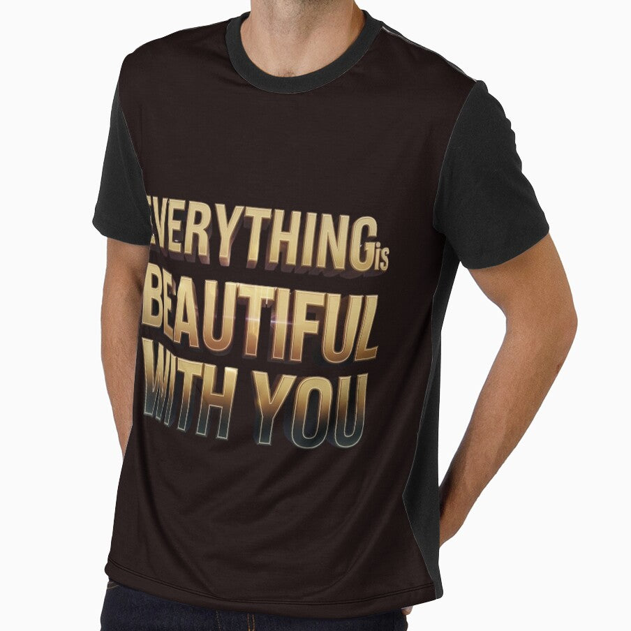 Everything is Beautiful With You – Unisex Drop Shoulder Sweatshirt by TrendyCanvasC