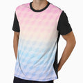 Pastel Rainbow 3d cubes pattern by Yaragold